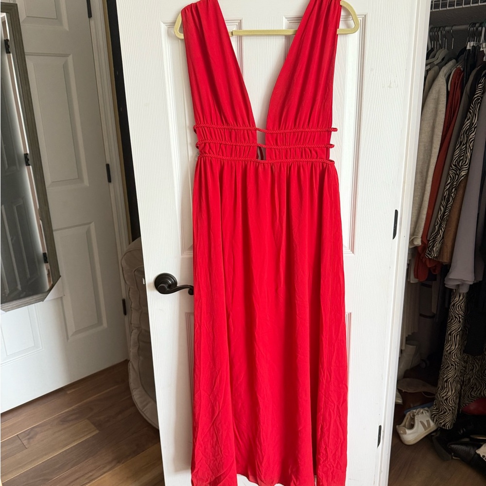 Saylor Red Ria Dress - Picture 3 of 5